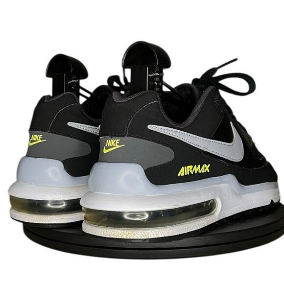 Boy Nike Air Max Wright GS CN9582-001 Leather Athletic Sneaker Shoes SZ 6Y Black - Picture 4 of 6